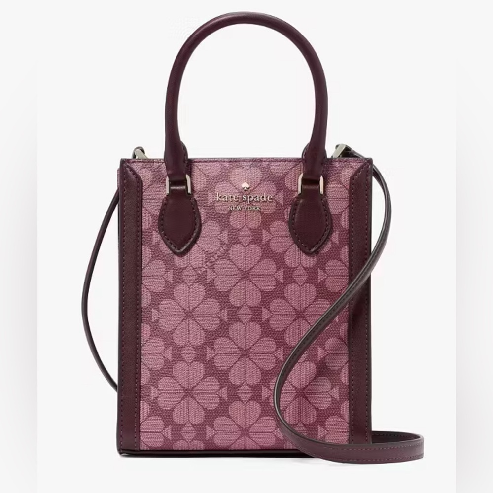 Nwt Kate Spade Signature Spade Flower Mini Tote